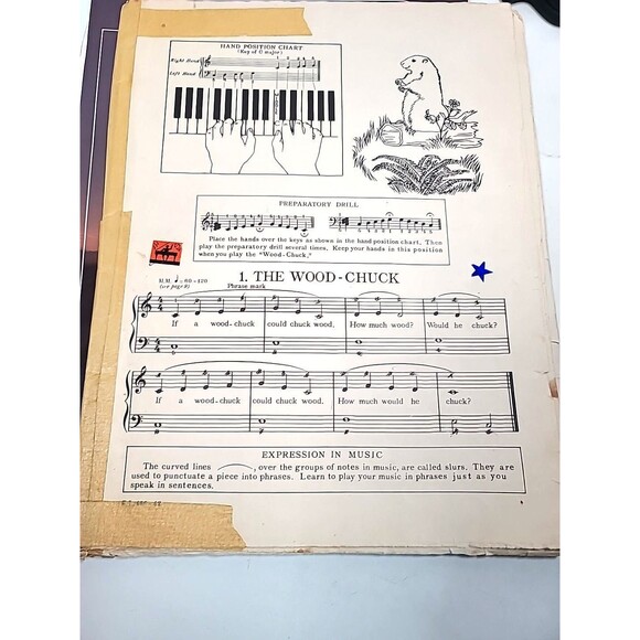 Vintage Mixed Large  Lot Of Music Sheets/ Books For Piano - Picture 12 of 14